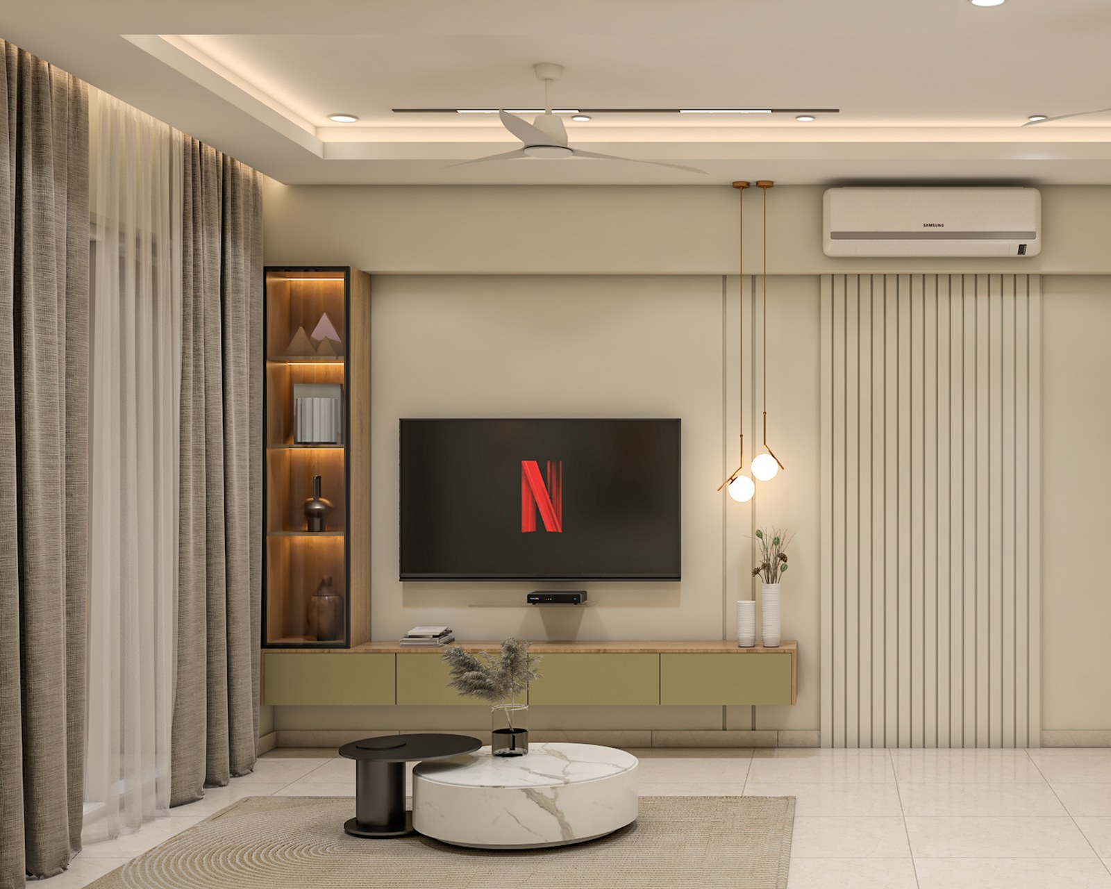 Contemporary Bangalore home interior designed by Ace Ornate
